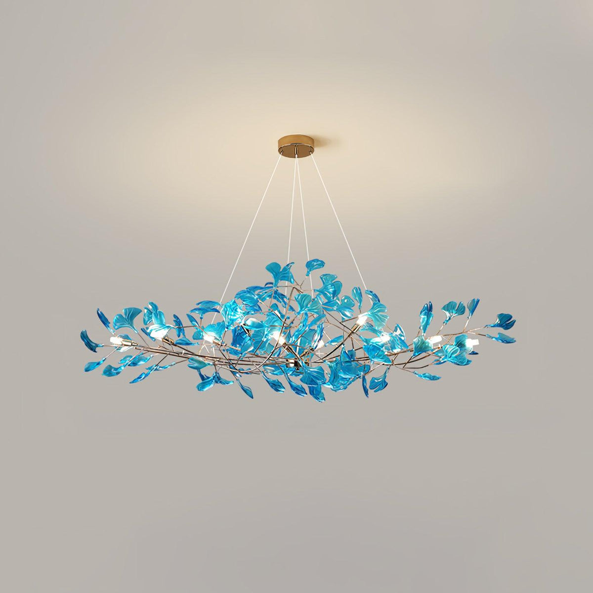 Ralenis luxe Ginkgo Leaf kroonluchter