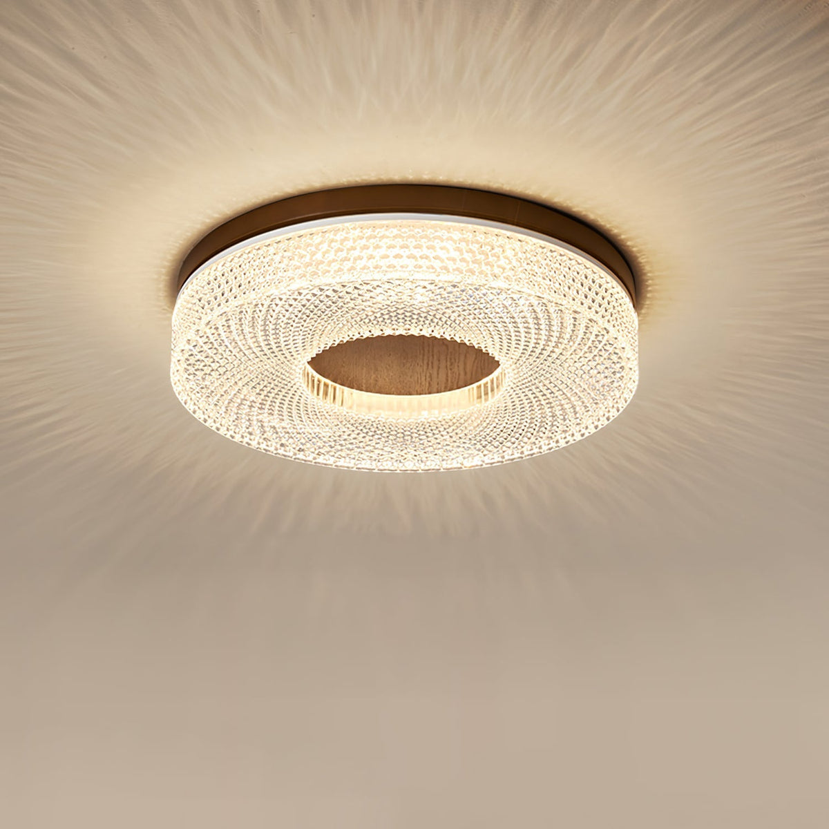 Nirinelle plafondlamp met acrylring, modern minimalistisch