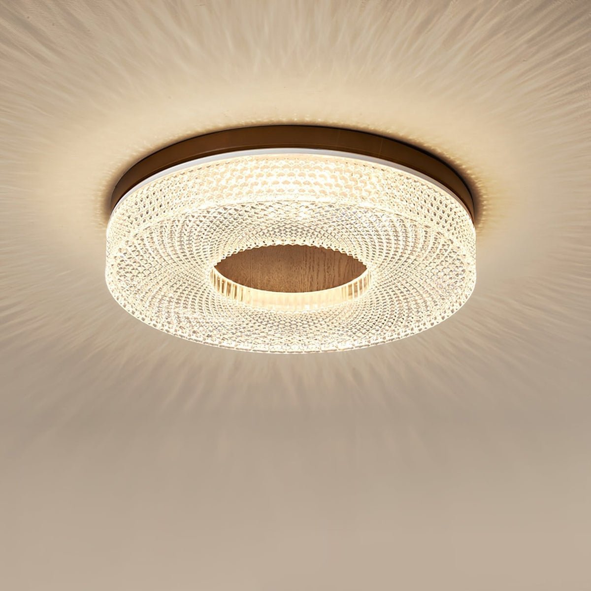 Nirinelle plafondlamp met acrylring, modern minimalistisch