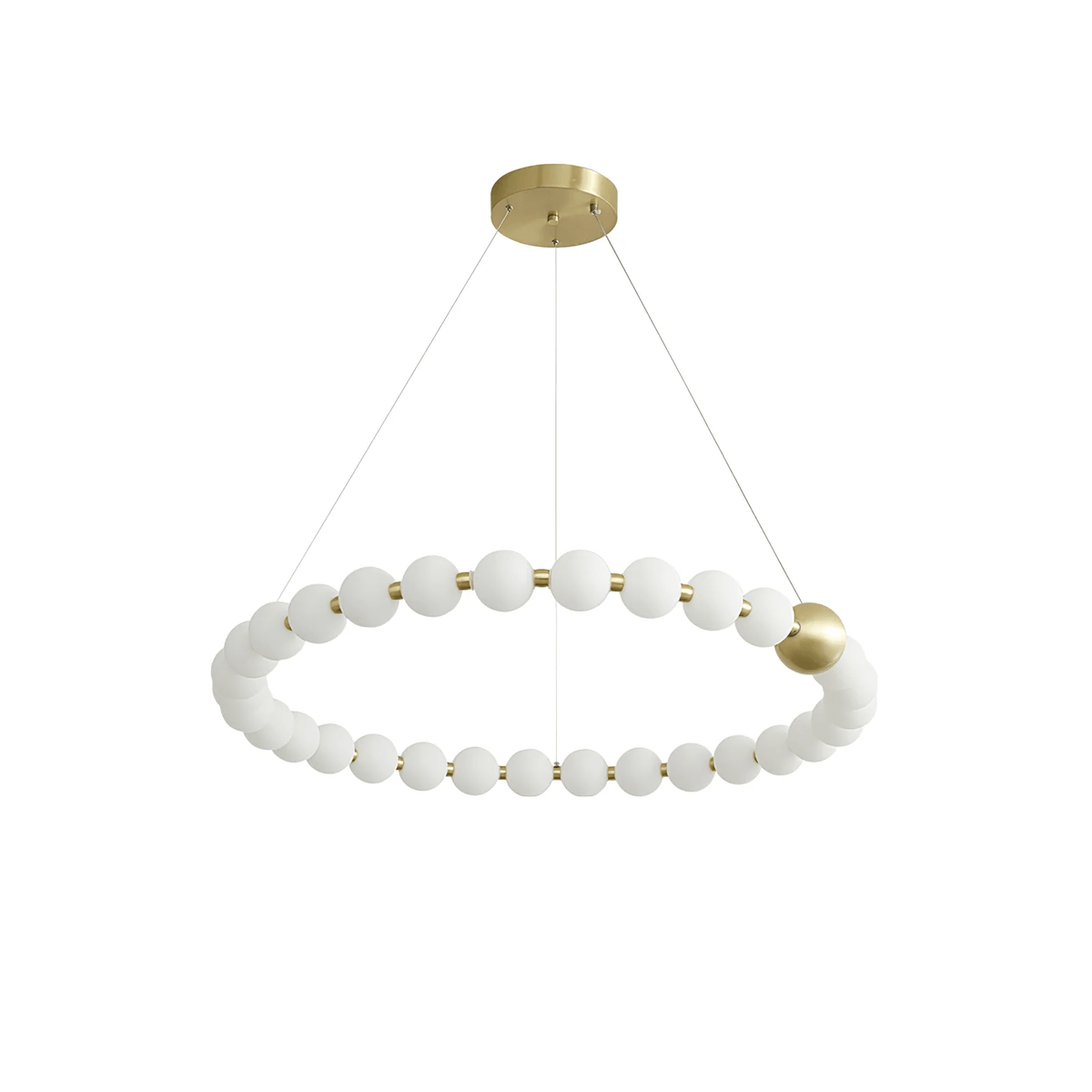 Hevrin elegantie Art Pearls Plastic Kroonluchter