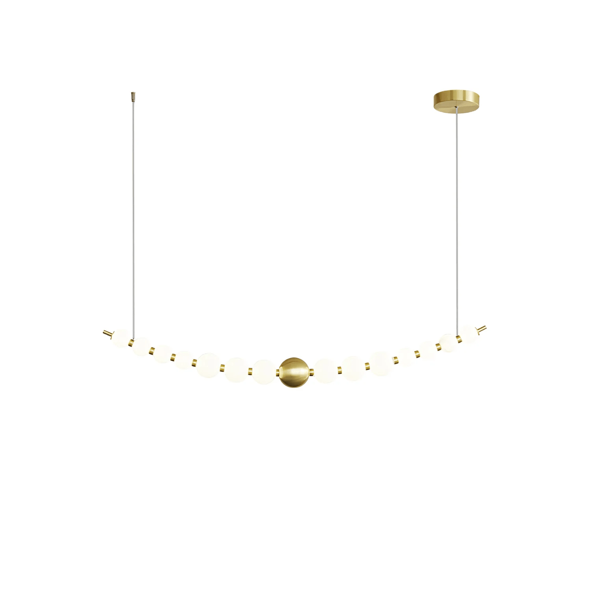Hevrin elegantie Art Pearls Plastic Kroonluchter