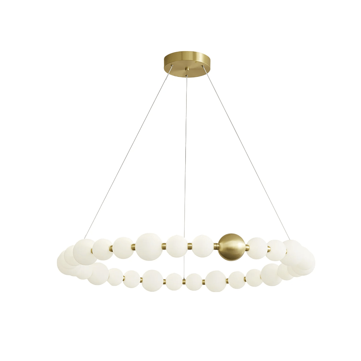 Hevrin elegantie Art Pearls Plastic Kroonluchter