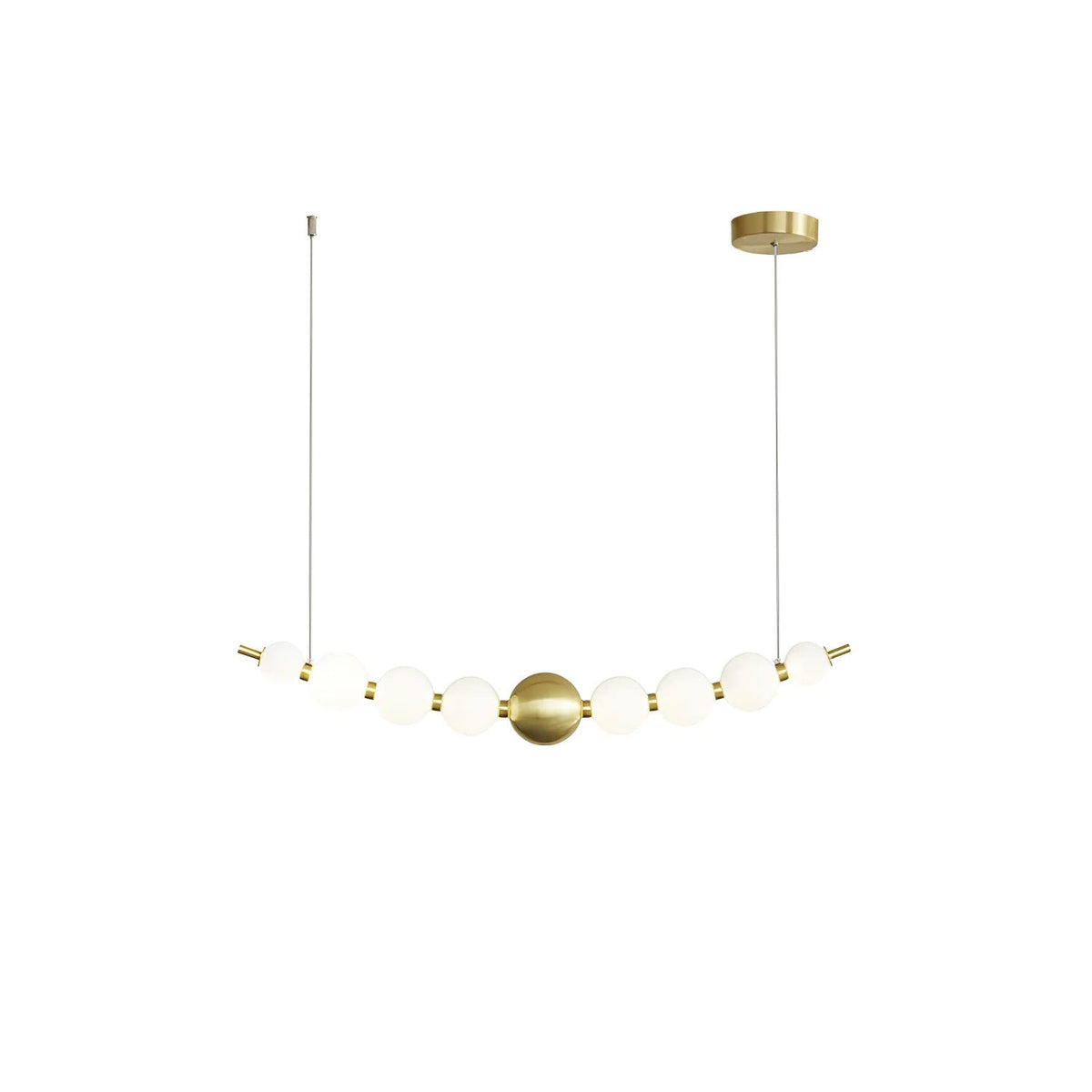 Hevrin elegantie Art Pearls Plastic Kroonluchter