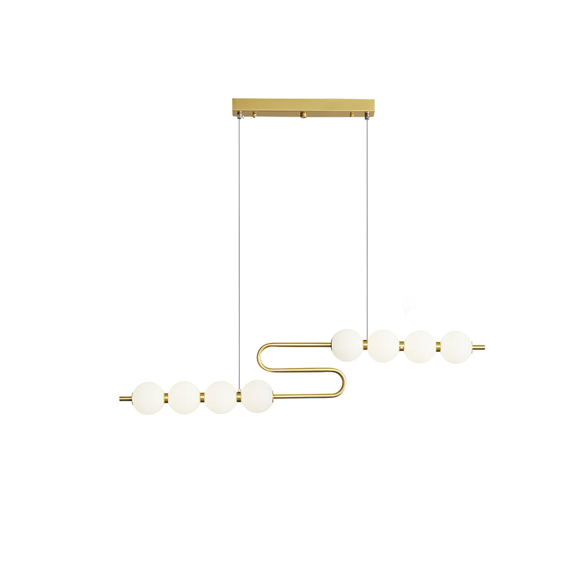 Hevrin elegantie Art Pearls Plastic Kroonluchter