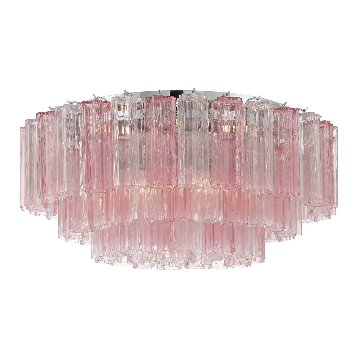 Eiruaya plafondlamp glasbuis gelaagd amber