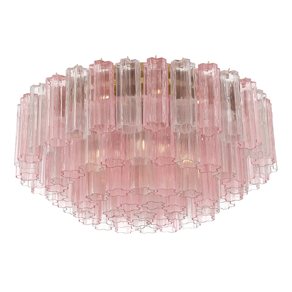 Eiruaya plafondlamp glasbuis gelaagd amber