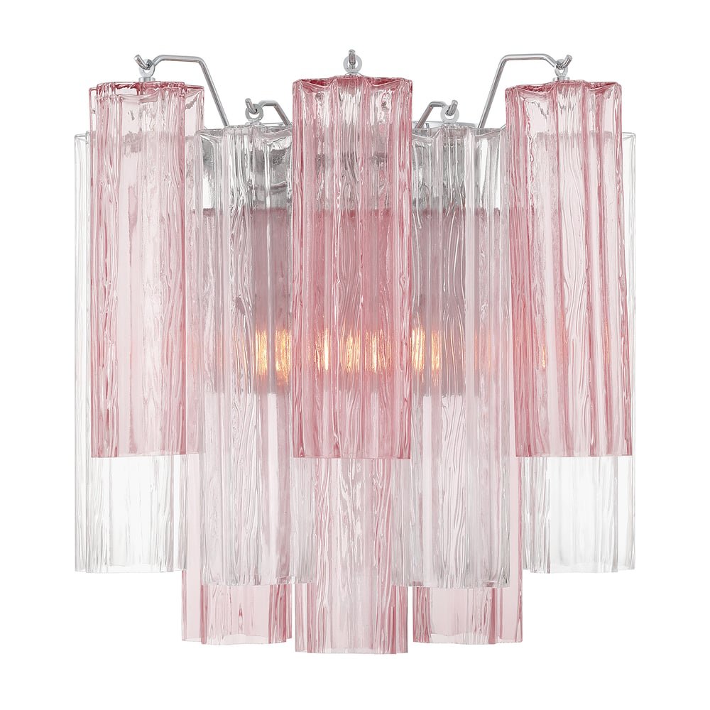 Ravo wandlamp Tronchi Glasbuis Gelaagd Amber Modern