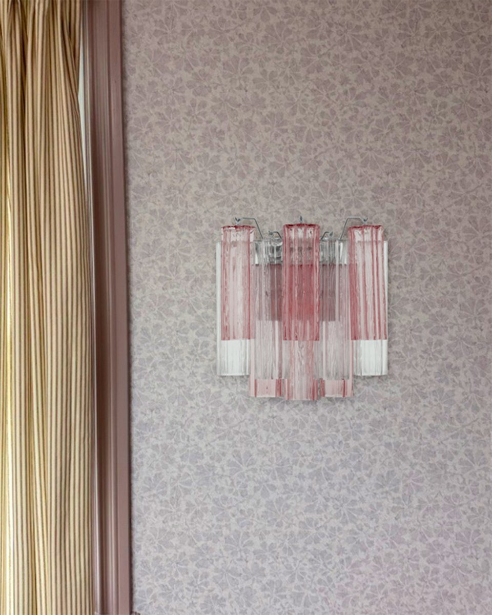Ravo wandlamp Tronchi Glasbuis Gelaagd Amber Modern