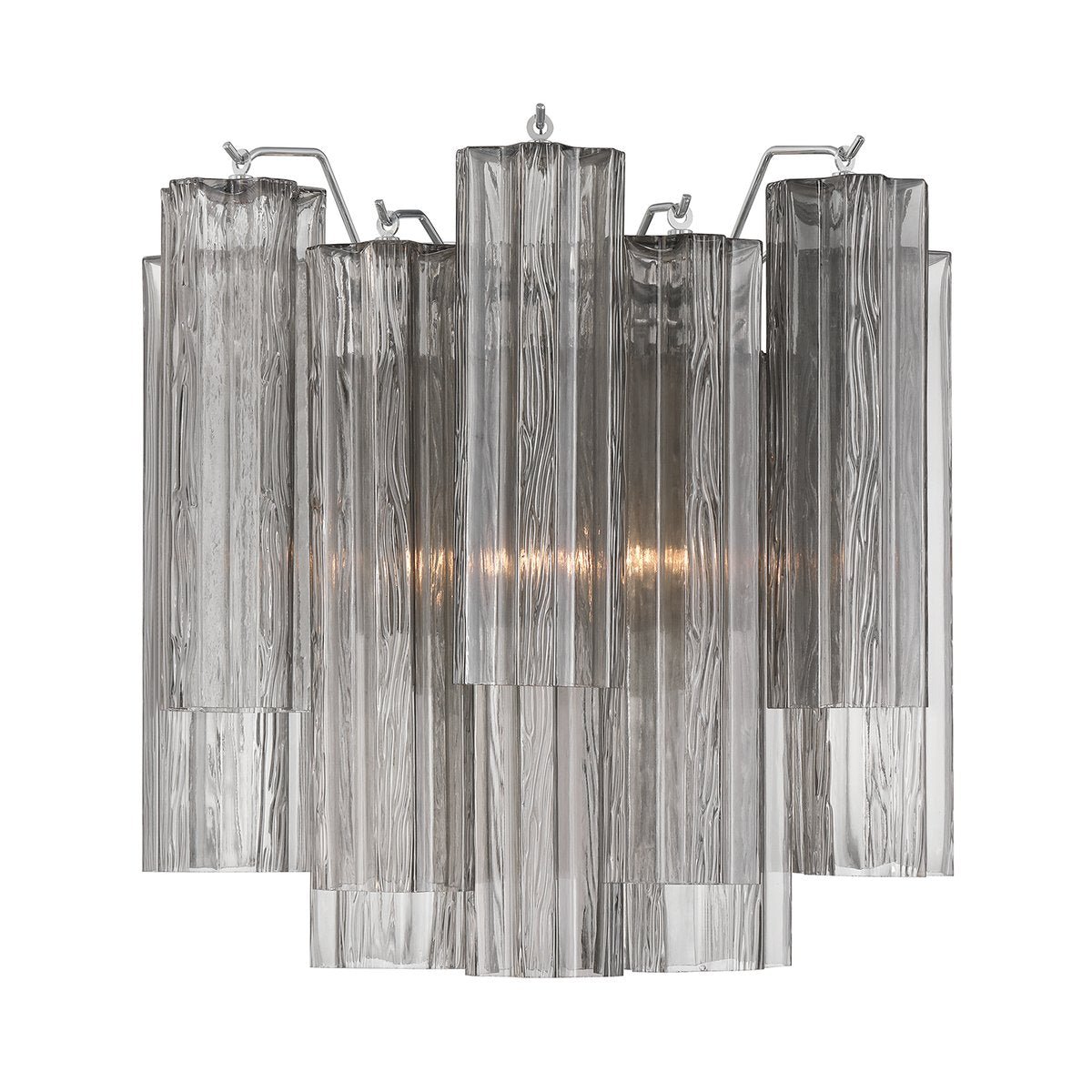 Ravo wandlamp Tronchi Glasbuis Gelaagd Amber Modern