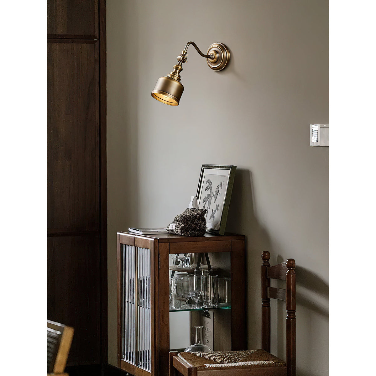 Orelelenne Gooseneck wandlamp