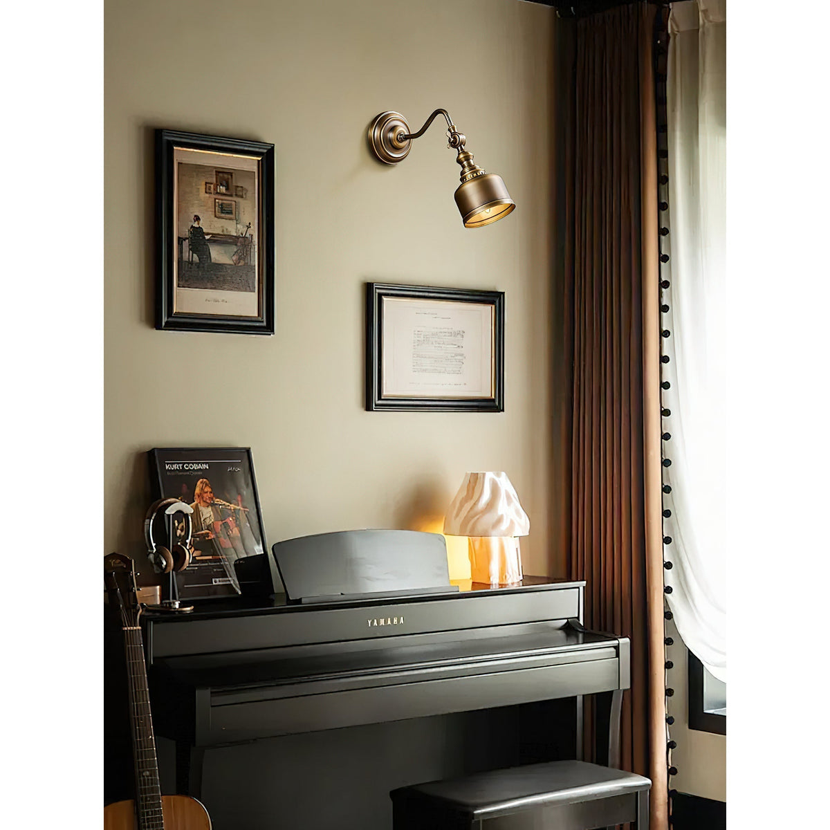 Orelelenne Gooseneck wandlamp