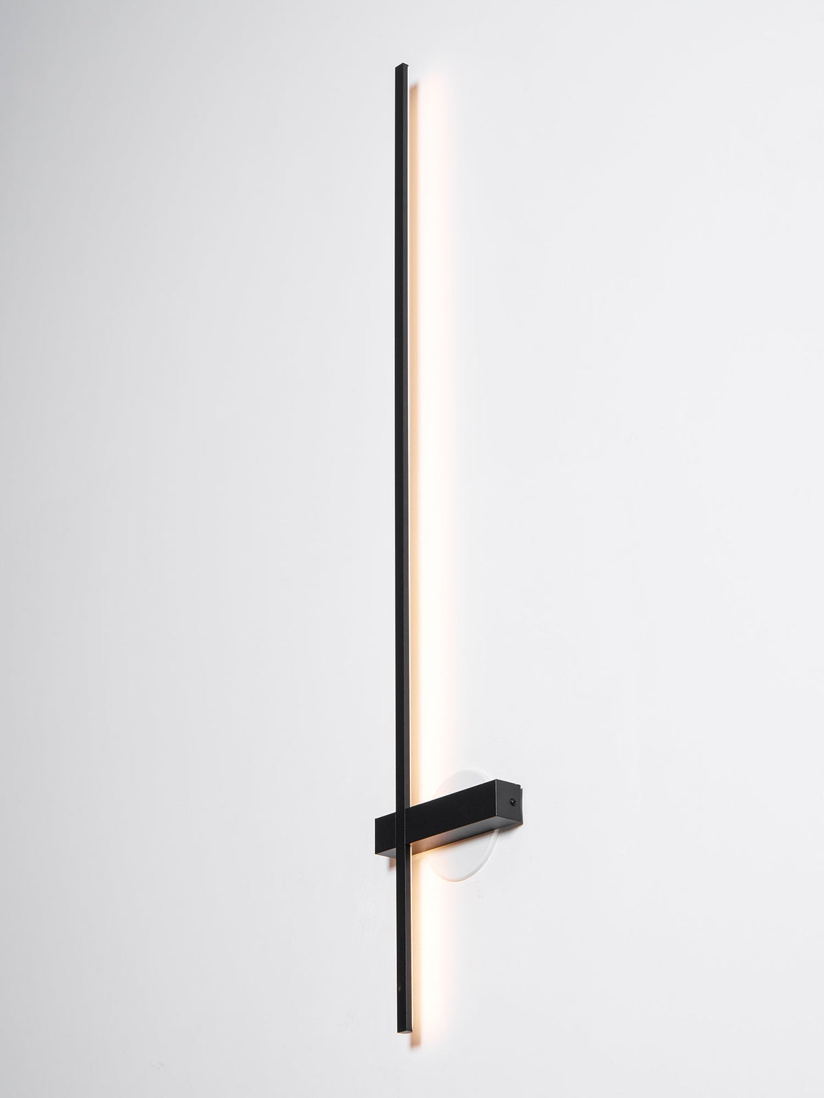 Mesv Lineair Oplaadbaar Zwart Wandlamp