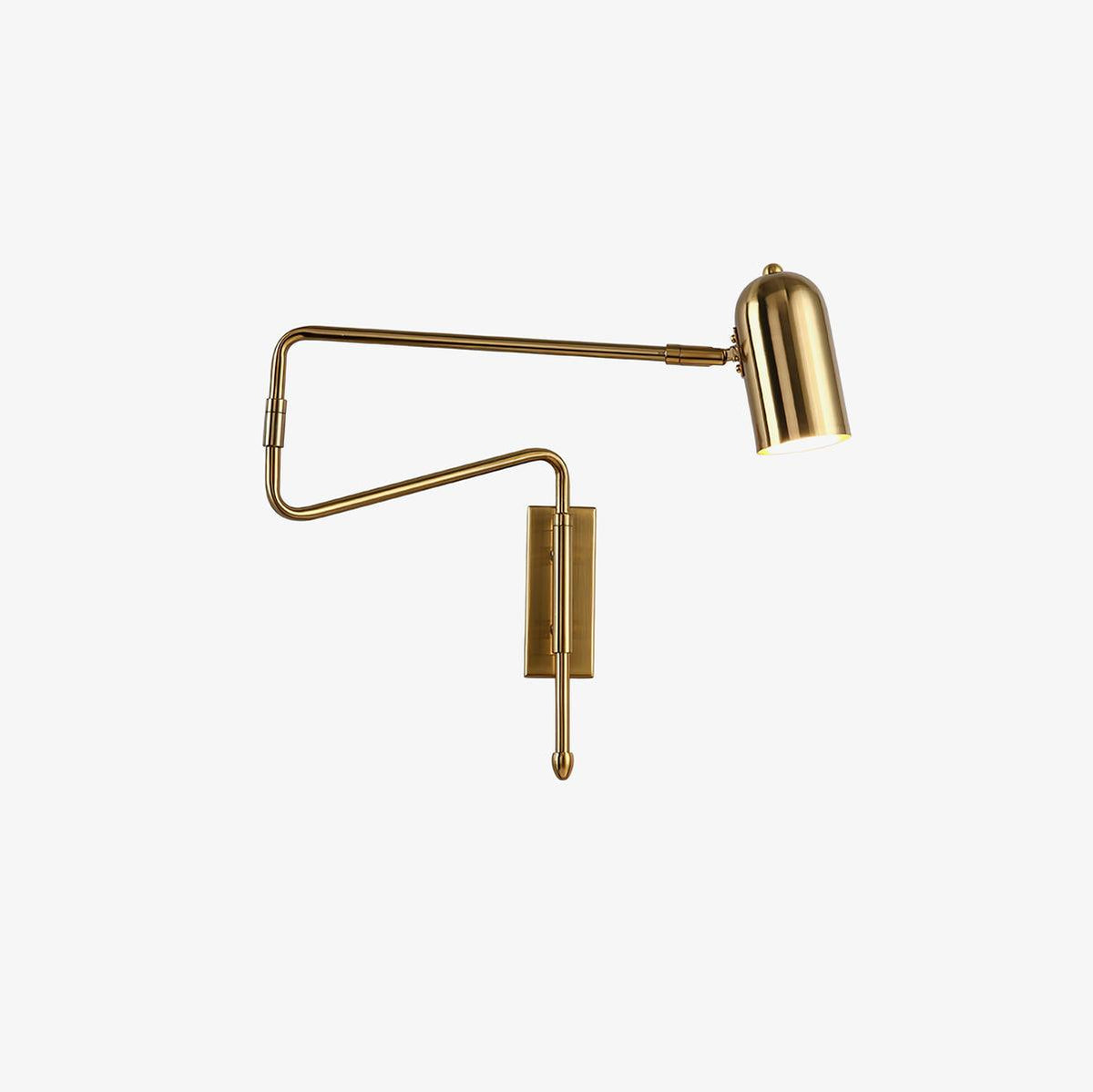 Nox verstelbare arm wandlamp met stekker
