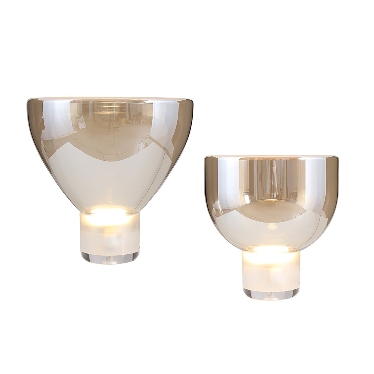 Cavm elegante tafellamp van glas