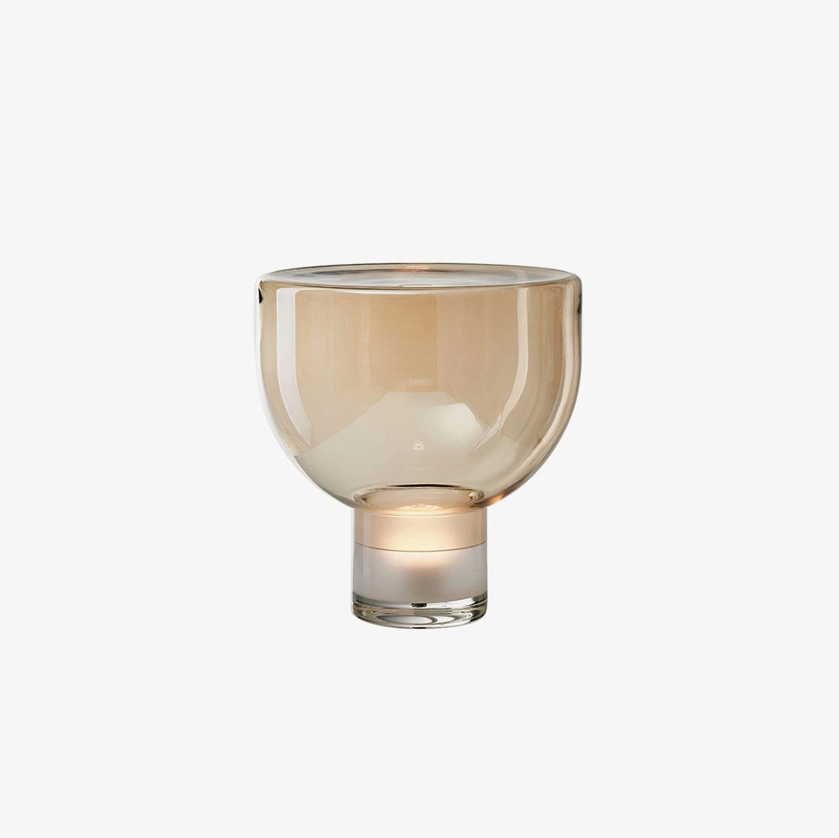Cavm elegante tafellamp van glas