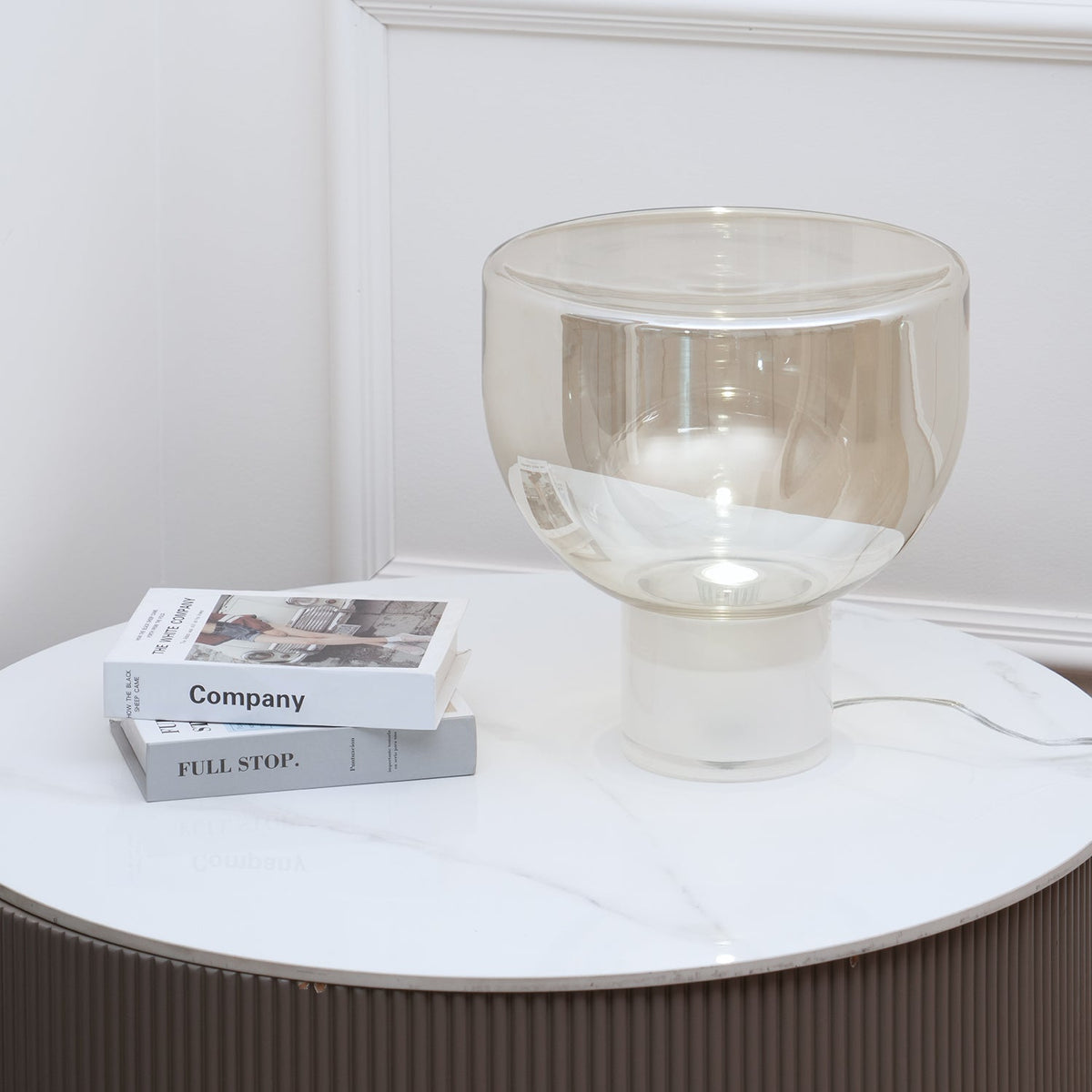 Cavm elegante tafellamp van glas