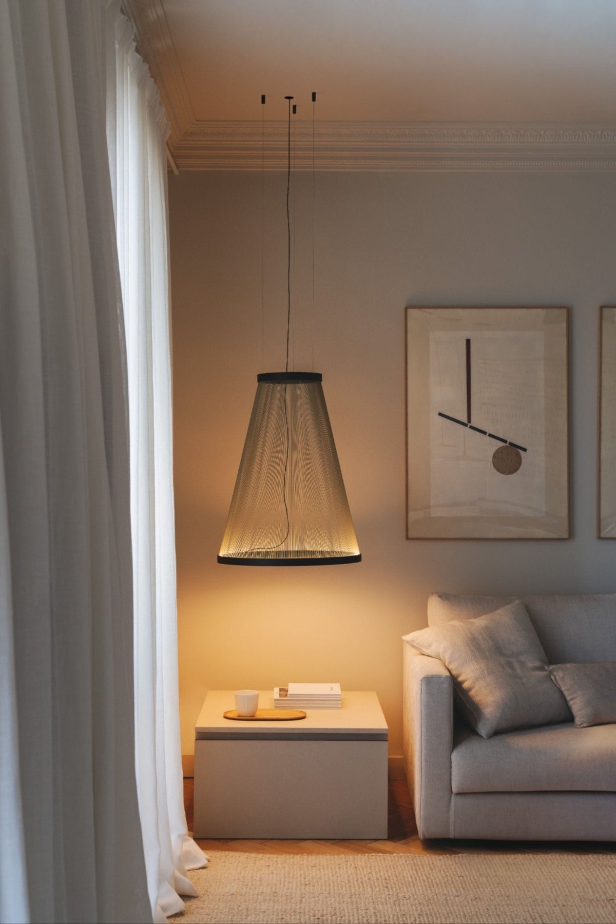 Hyn Minimalistische hanglamp van aluminium