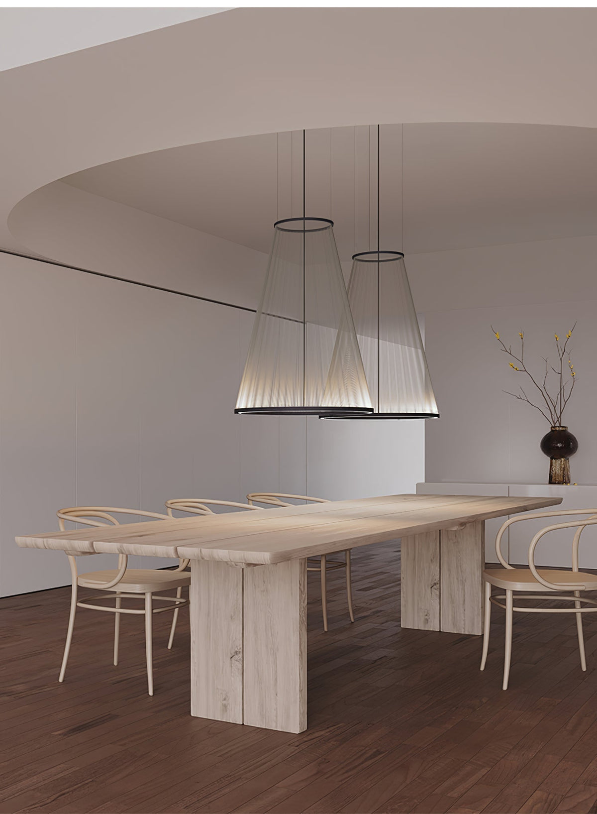 Hyn Minimalistische hanglamp van aluminium