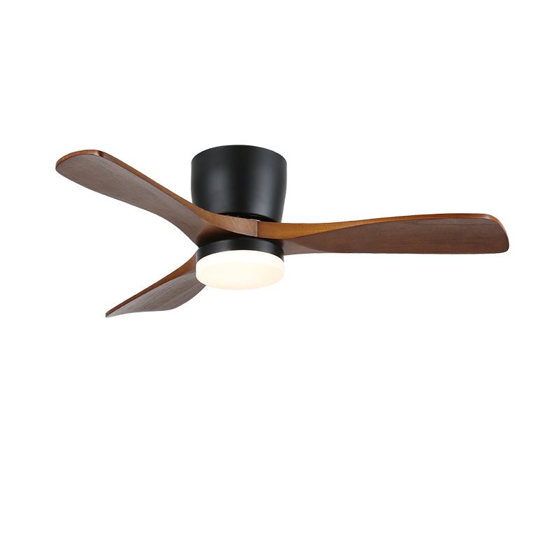 Brinor minimalistisch houten plafondventilator met verlichting
