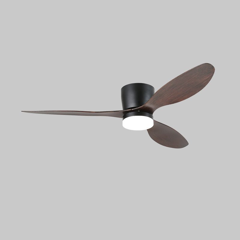 Brinor minimalistisch houten plafondventilator met verlichting