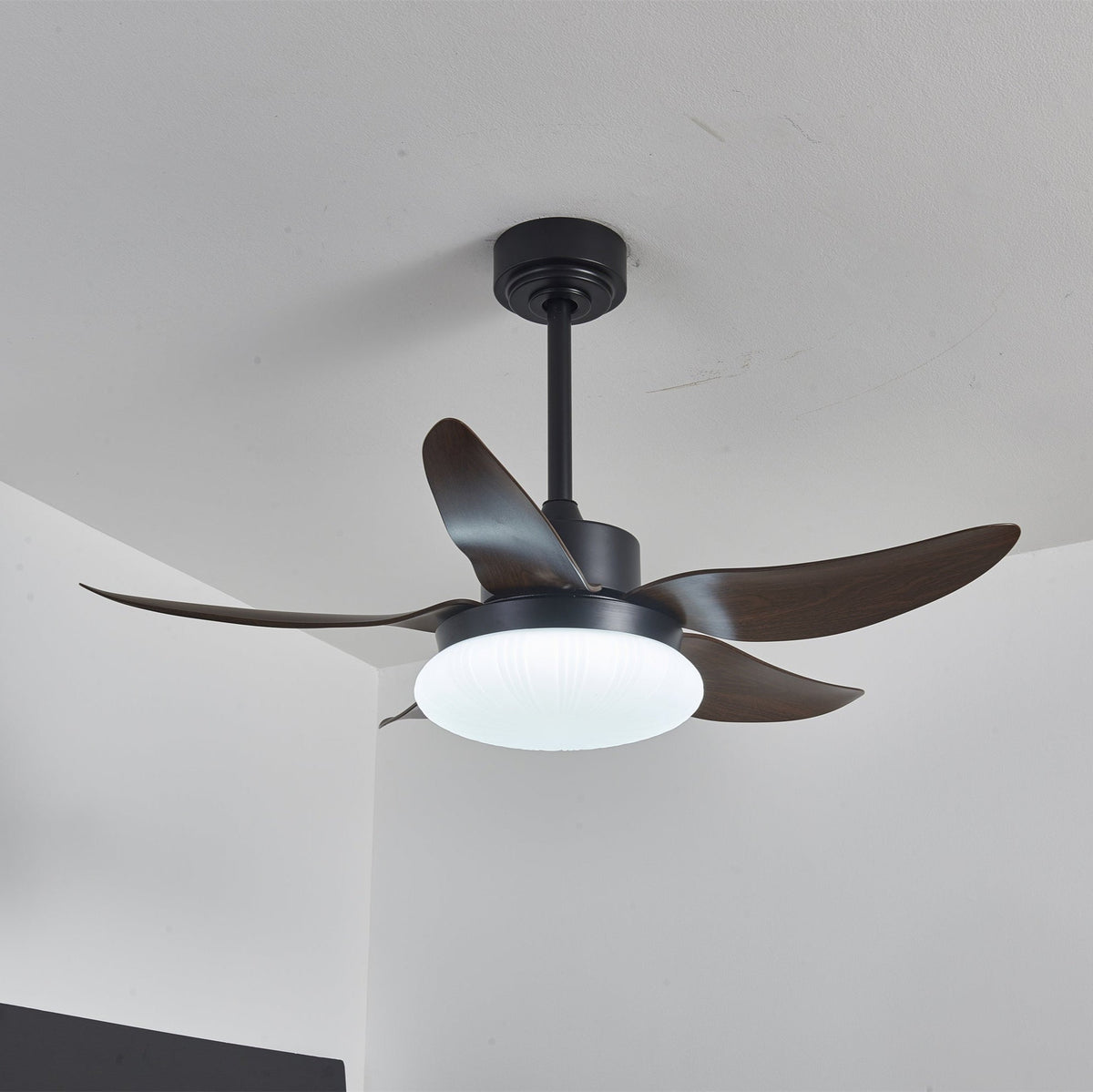 Zerith modern Hout Plafondventilator met lamp