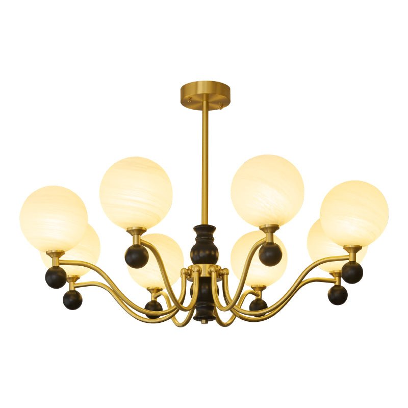Ershaan sfeer elegantie vintage messing hout kroonluchter