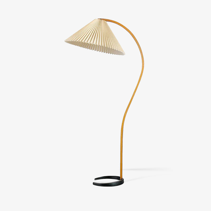 Viaro houten vloerlamp