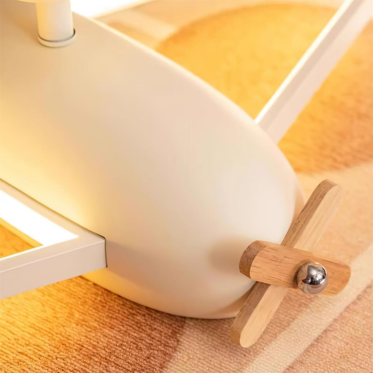 Sorin plafondlamp vliegtuig voor kinderkamer met speelse charme