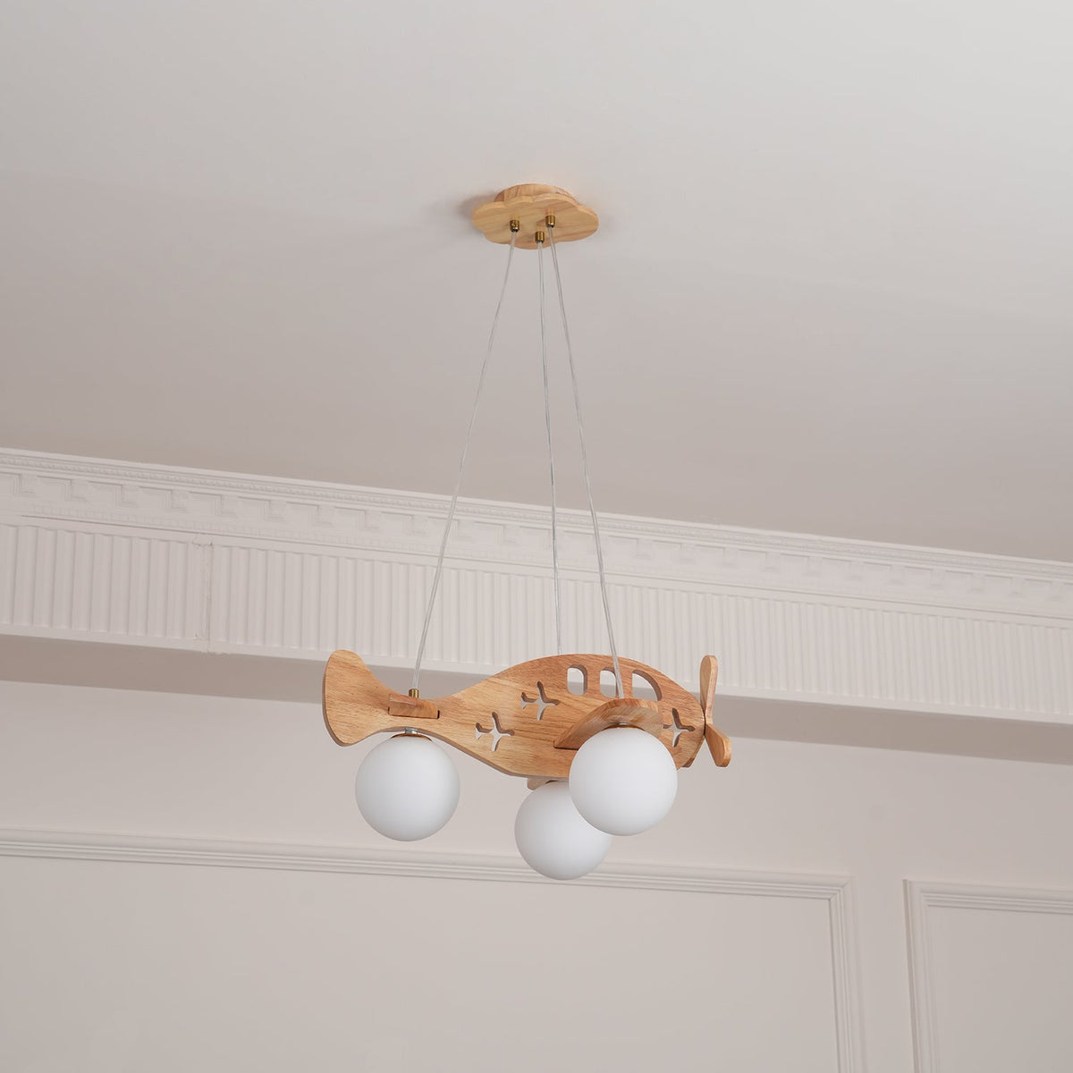 Aldenine Houten Kunstzinnige hanglamp