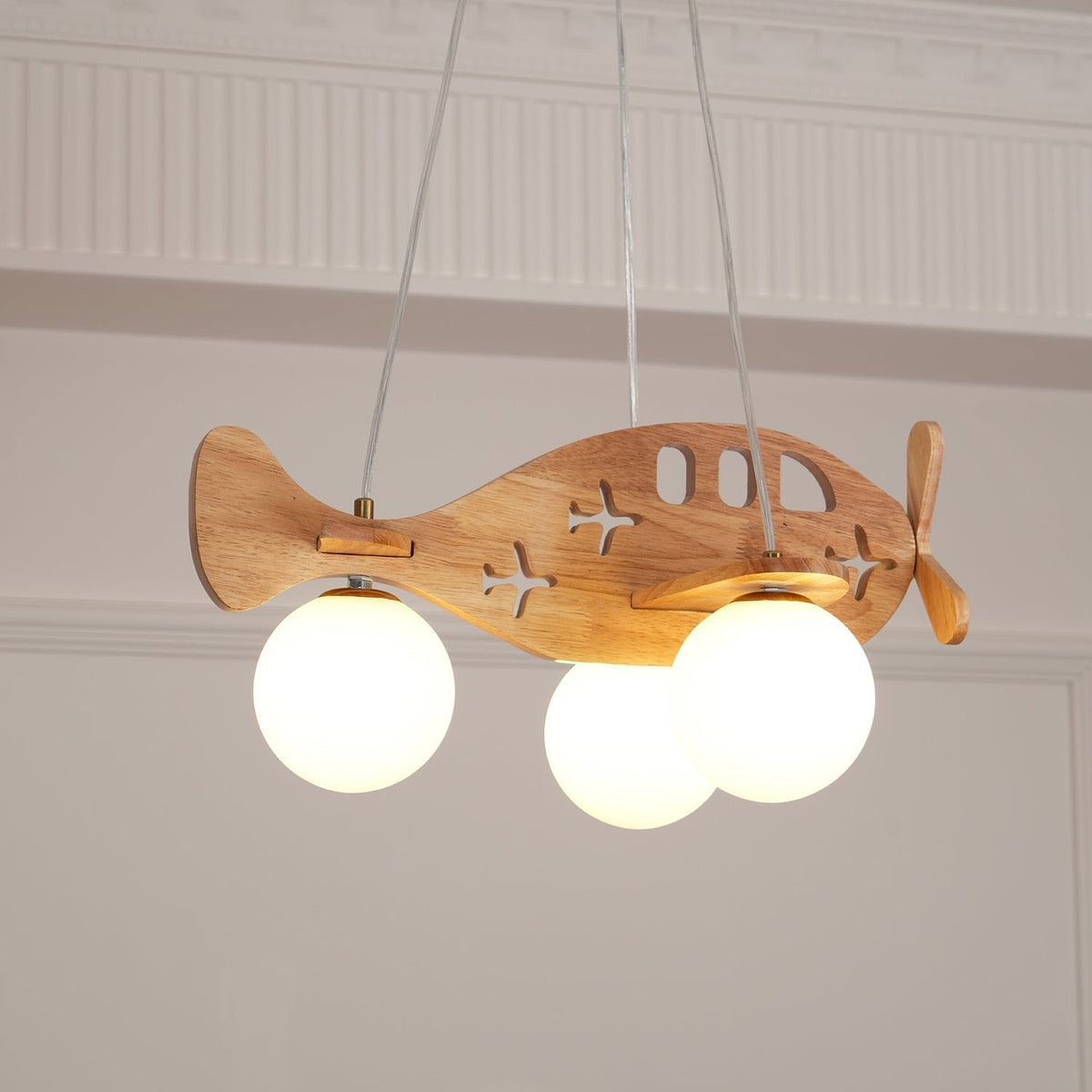 Aldenine Houten Kunstzinnige hanglamp