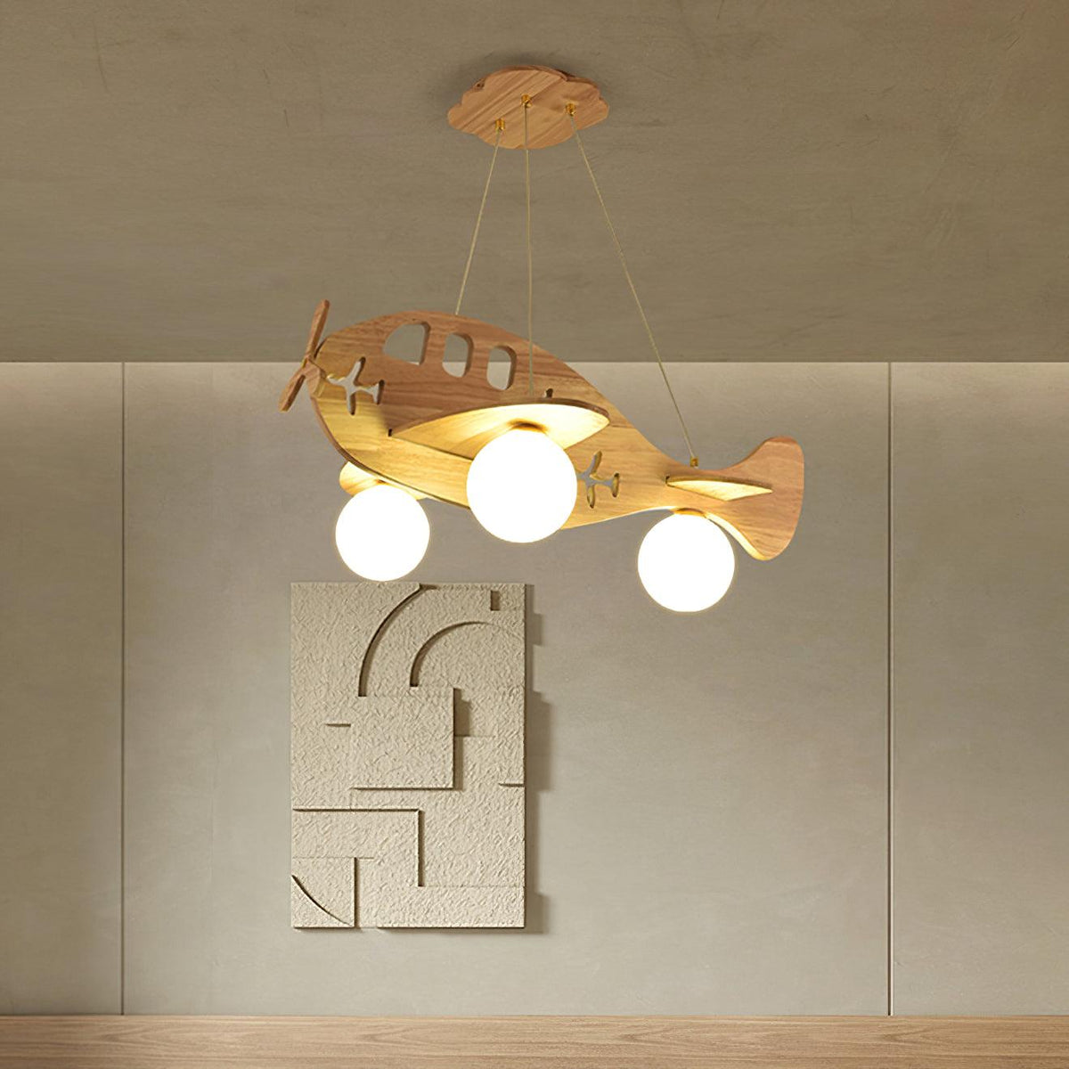 Aldenine Houten Kunstzinnige hanglamp