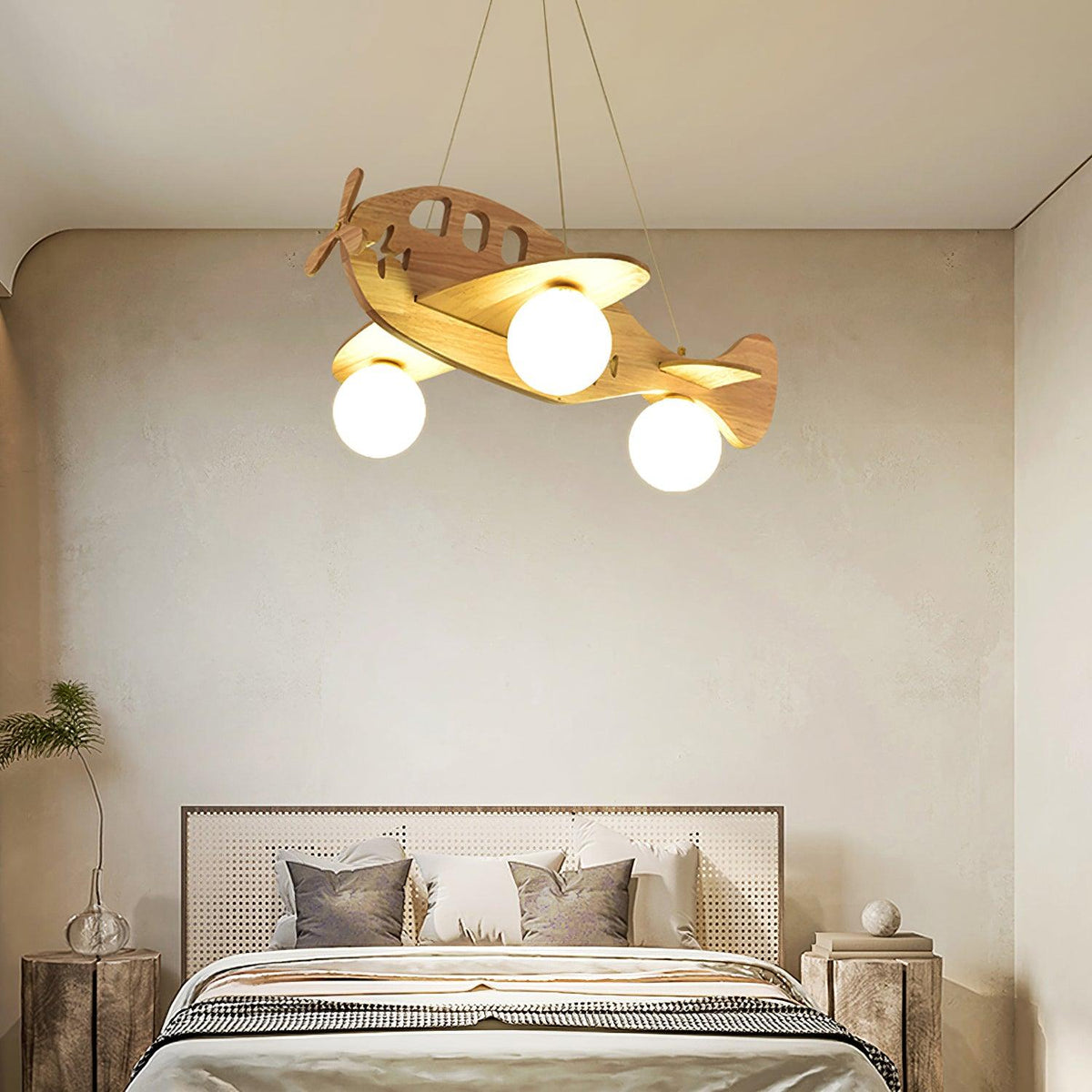 Aldenine Houten Kunstzinnige hanglamp