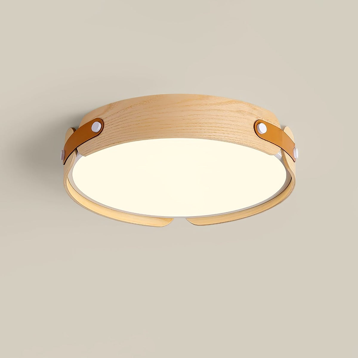 Edan Moderne minimalistische plafondlamp van hout