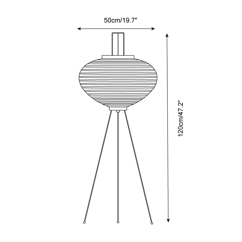 Seloette vloerlamp