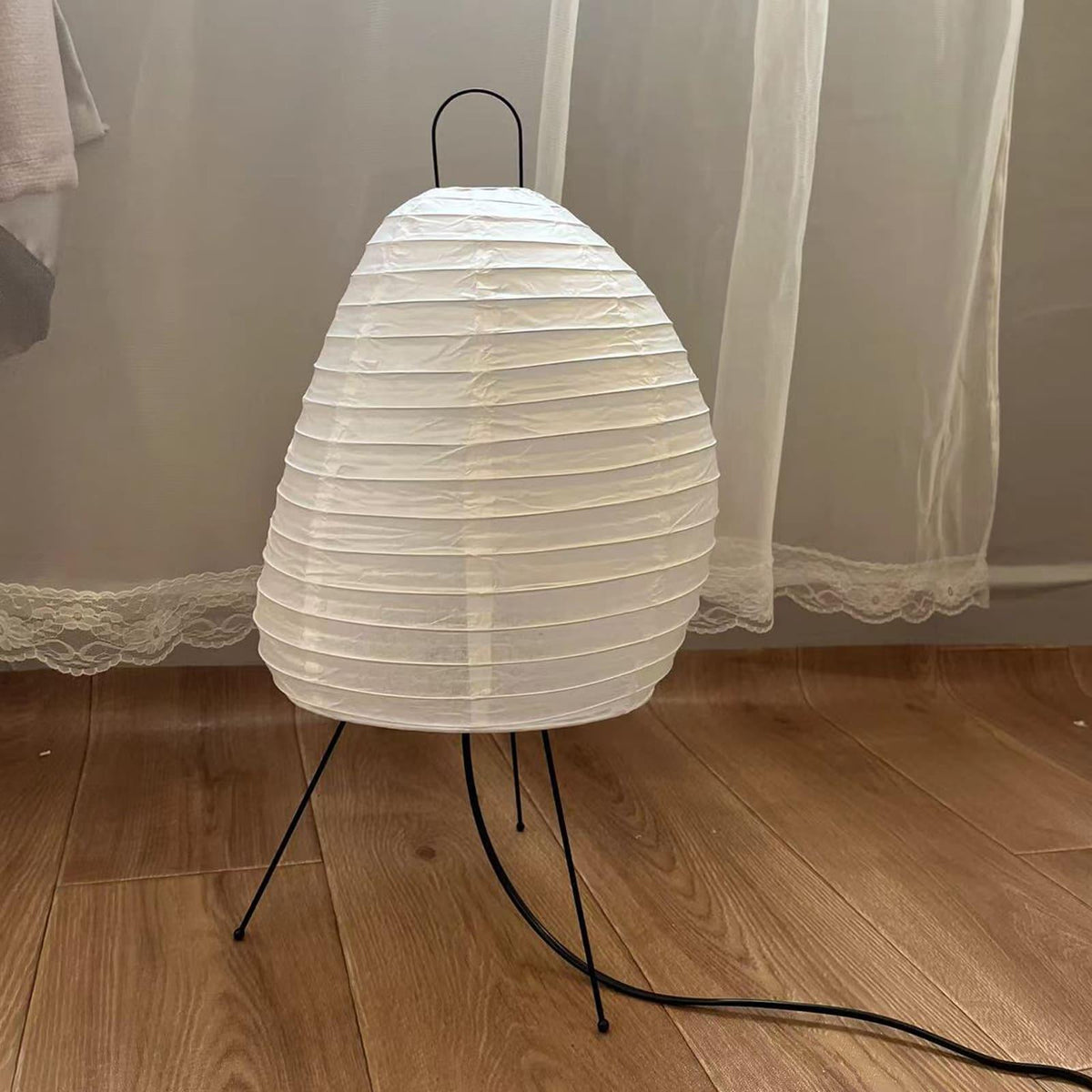 Elaris moderne tafellamp met rijstpapier