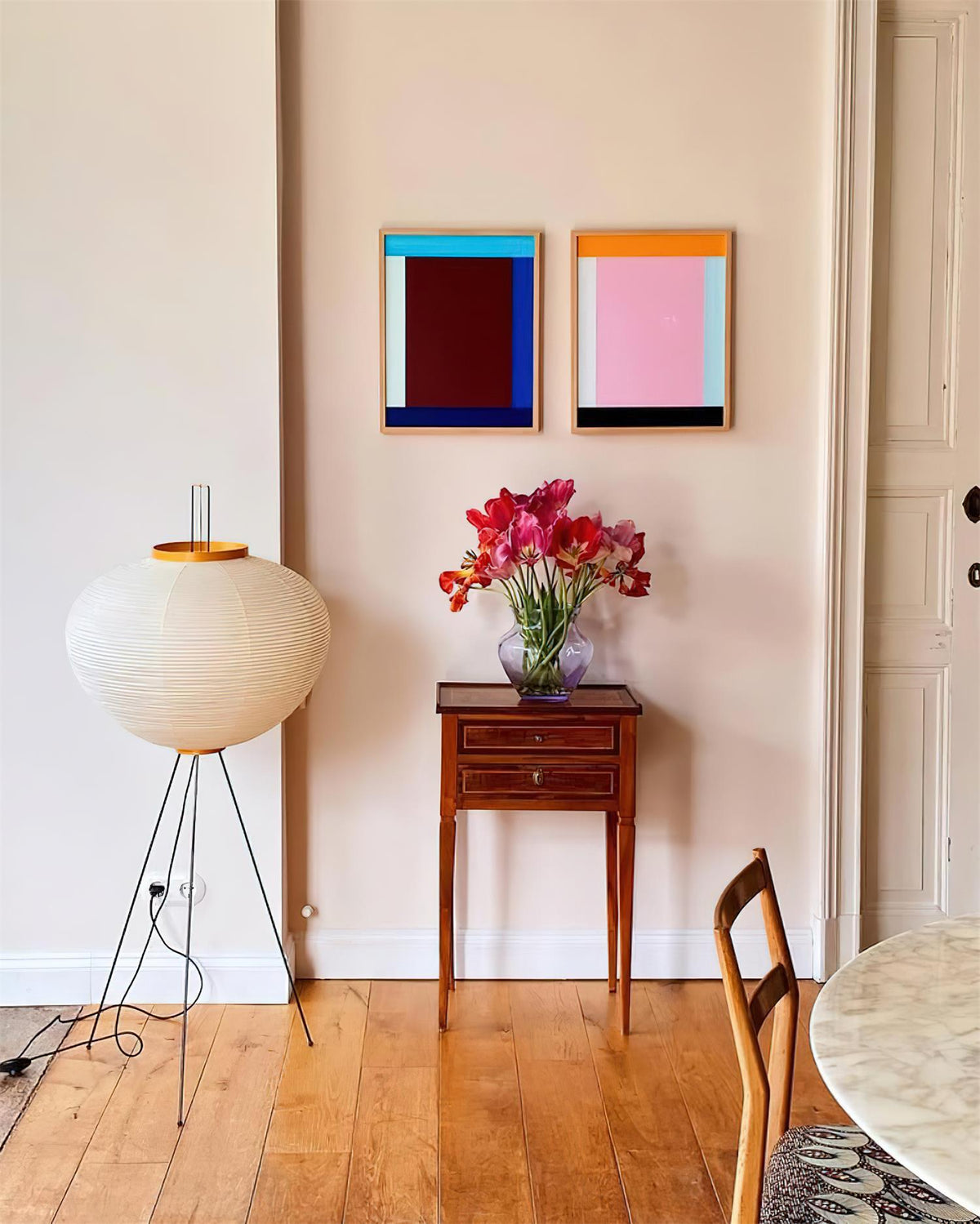 Seloette vloerlamp