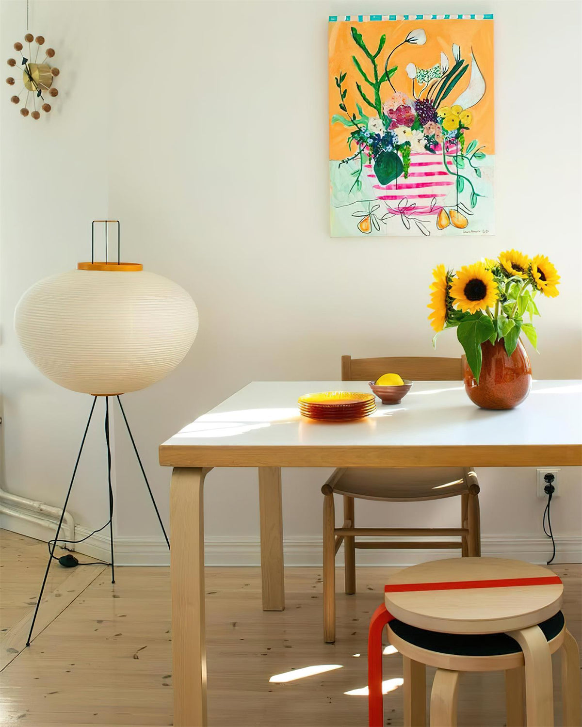 Seloette vloerlamp