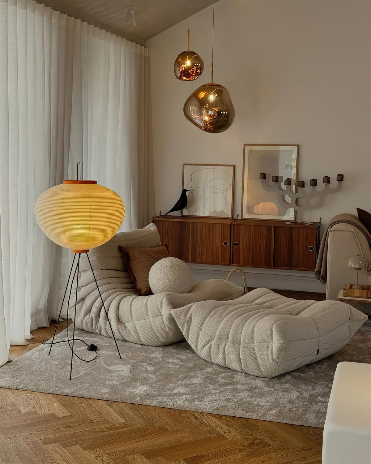 Seloette vloerlamp
