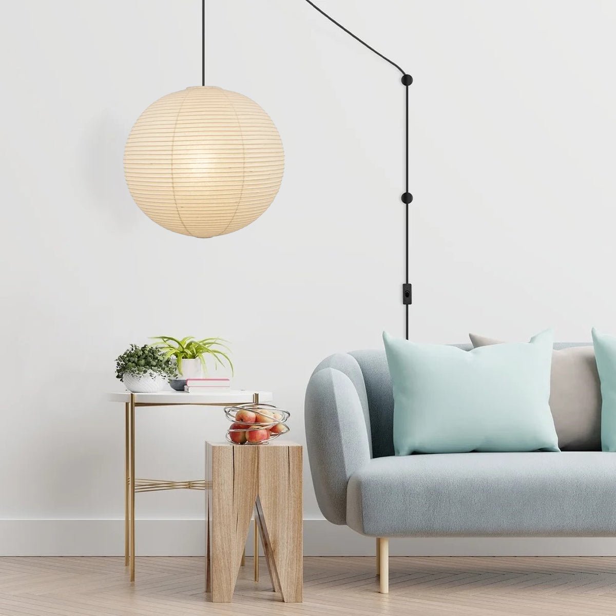 Niveriella hanglamp papier lantaarn voor woonkamer