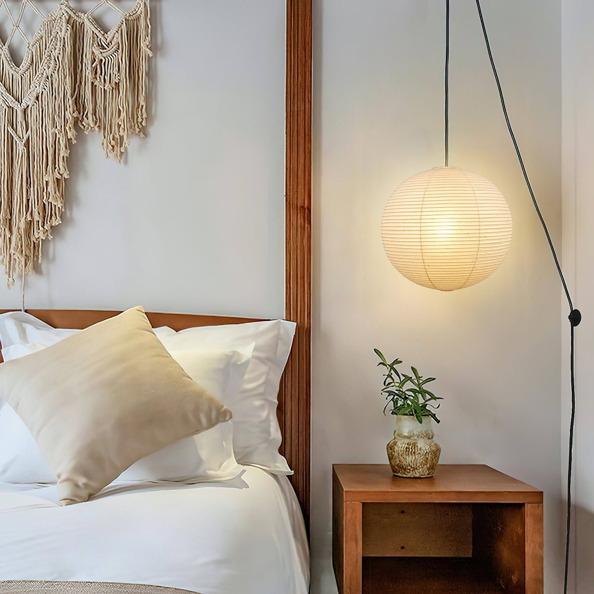 Kalemu Vintage hanglamp van muzelijn papier