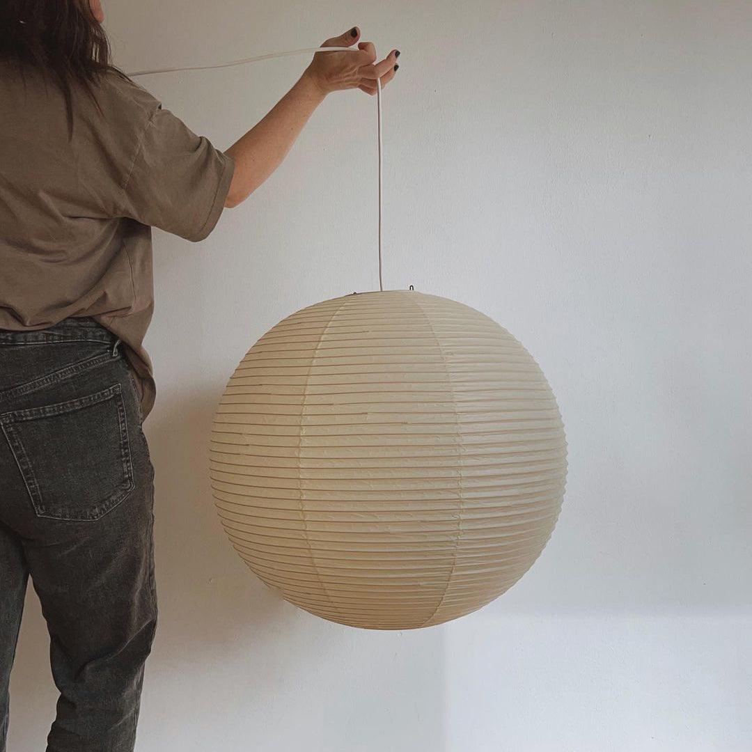 Noveno hanglamp met Washi-papier rond