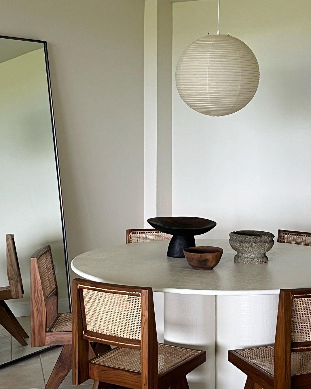 Noveno hanglamp met Washi-papier rond