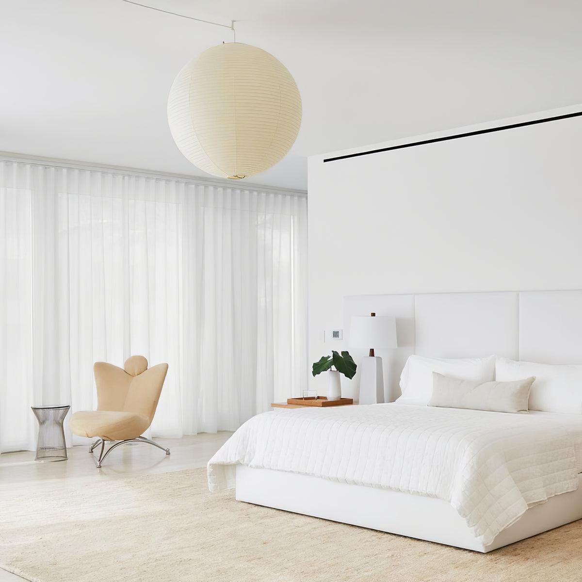 Noveno hanglamp met Washi-papier rond