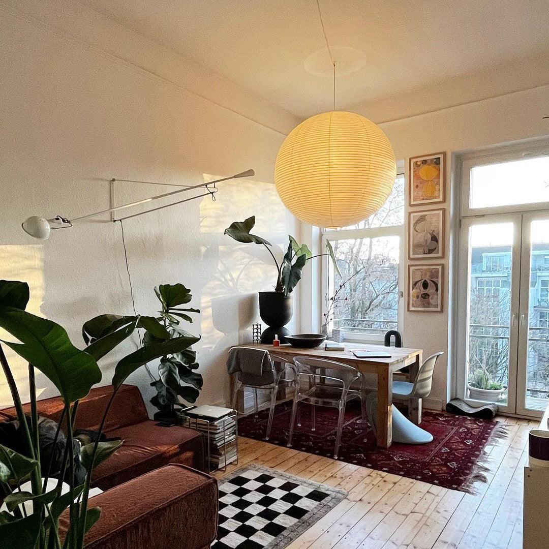 Noveno hanglamp met Washi-papier rond