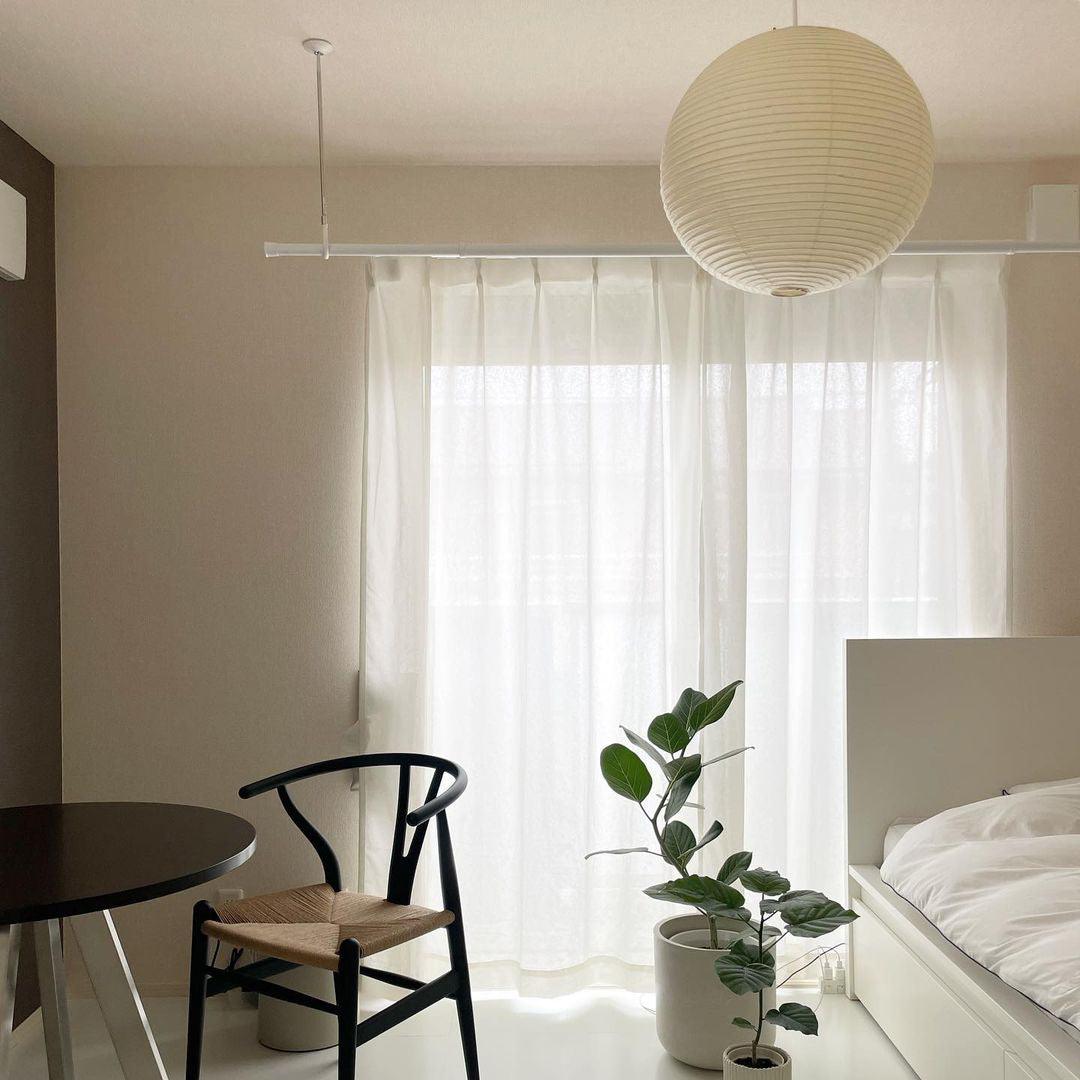 Noveno hanglamp met Washi-papier rond