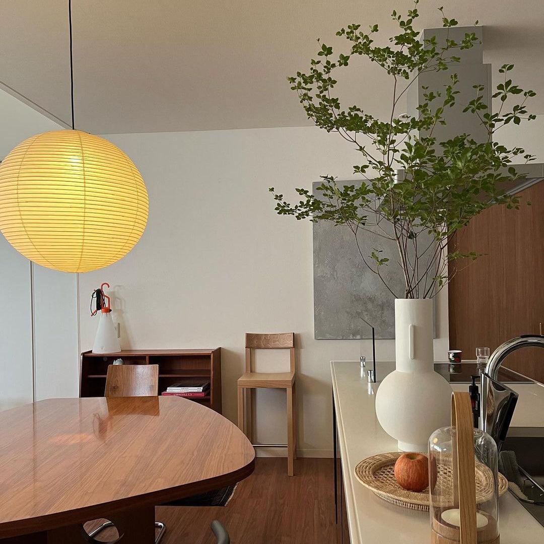 Noveno hanglamp met Washi-papier rond