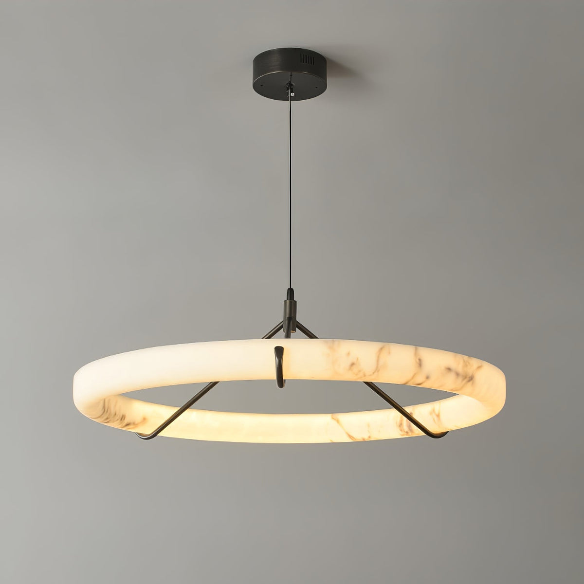 Avenisora Moderne hanglamp van albast