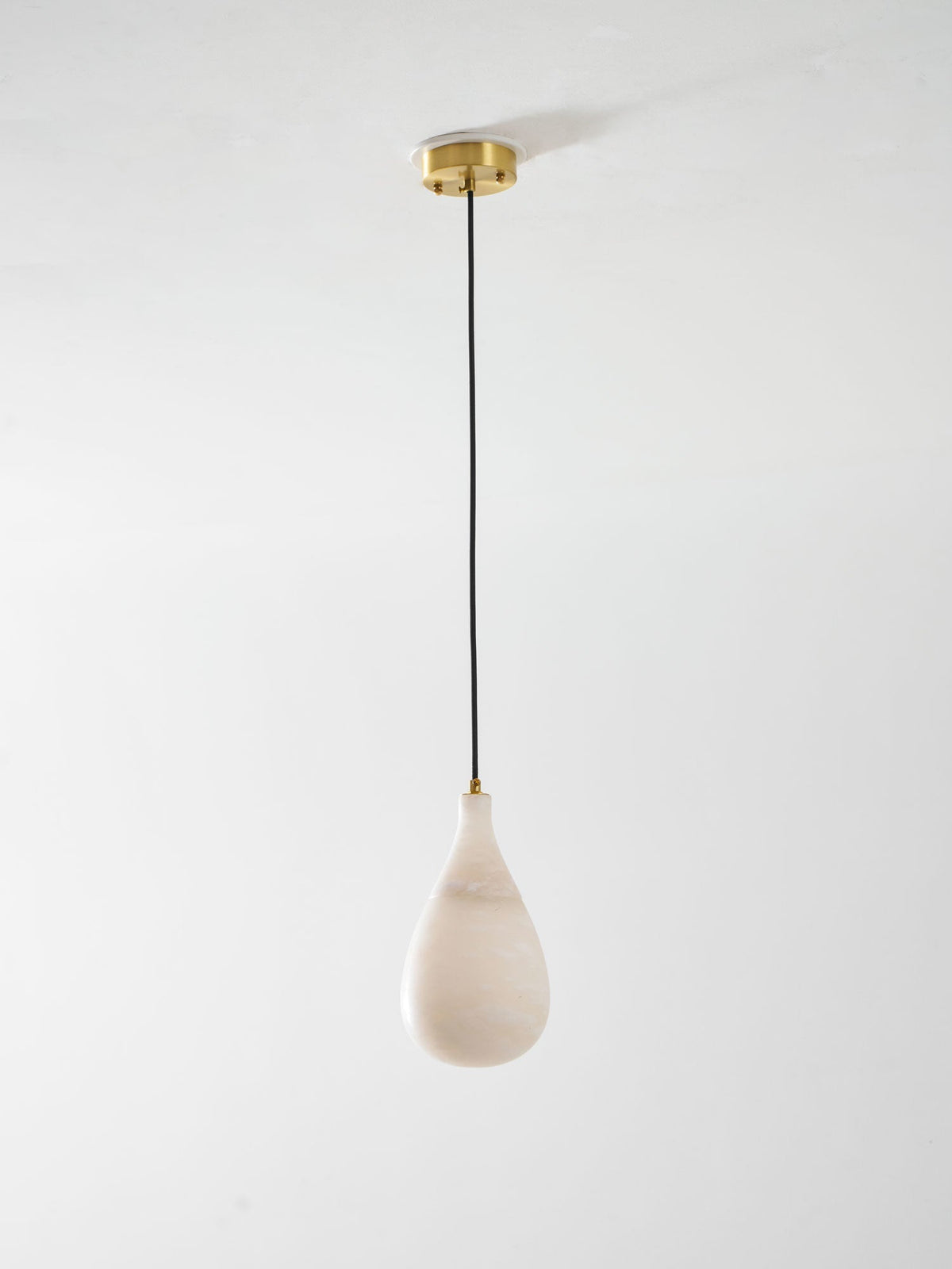 Avenith hanglamp met albasten druppelvormige kap