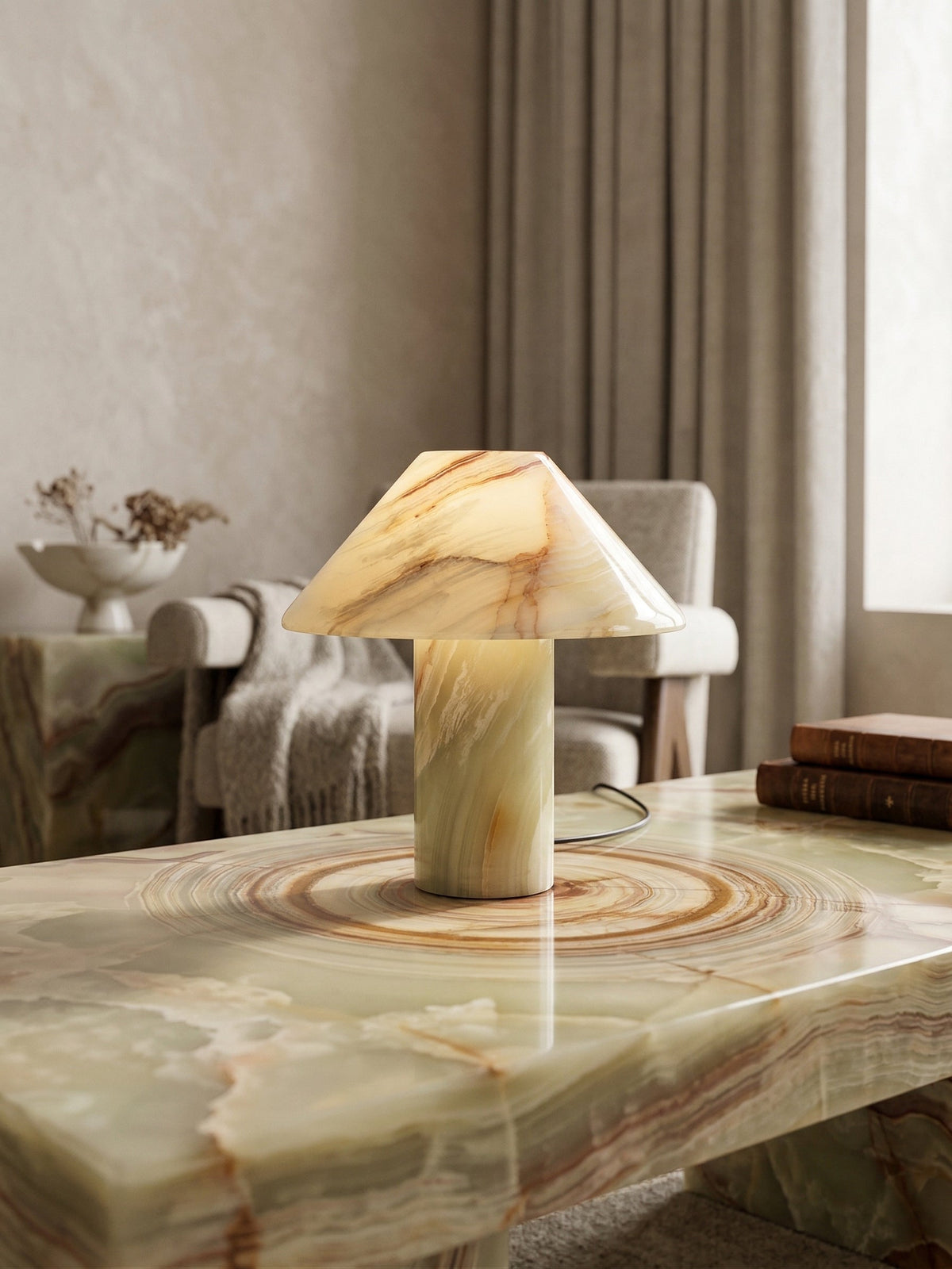 Pillar Stone tafellamp