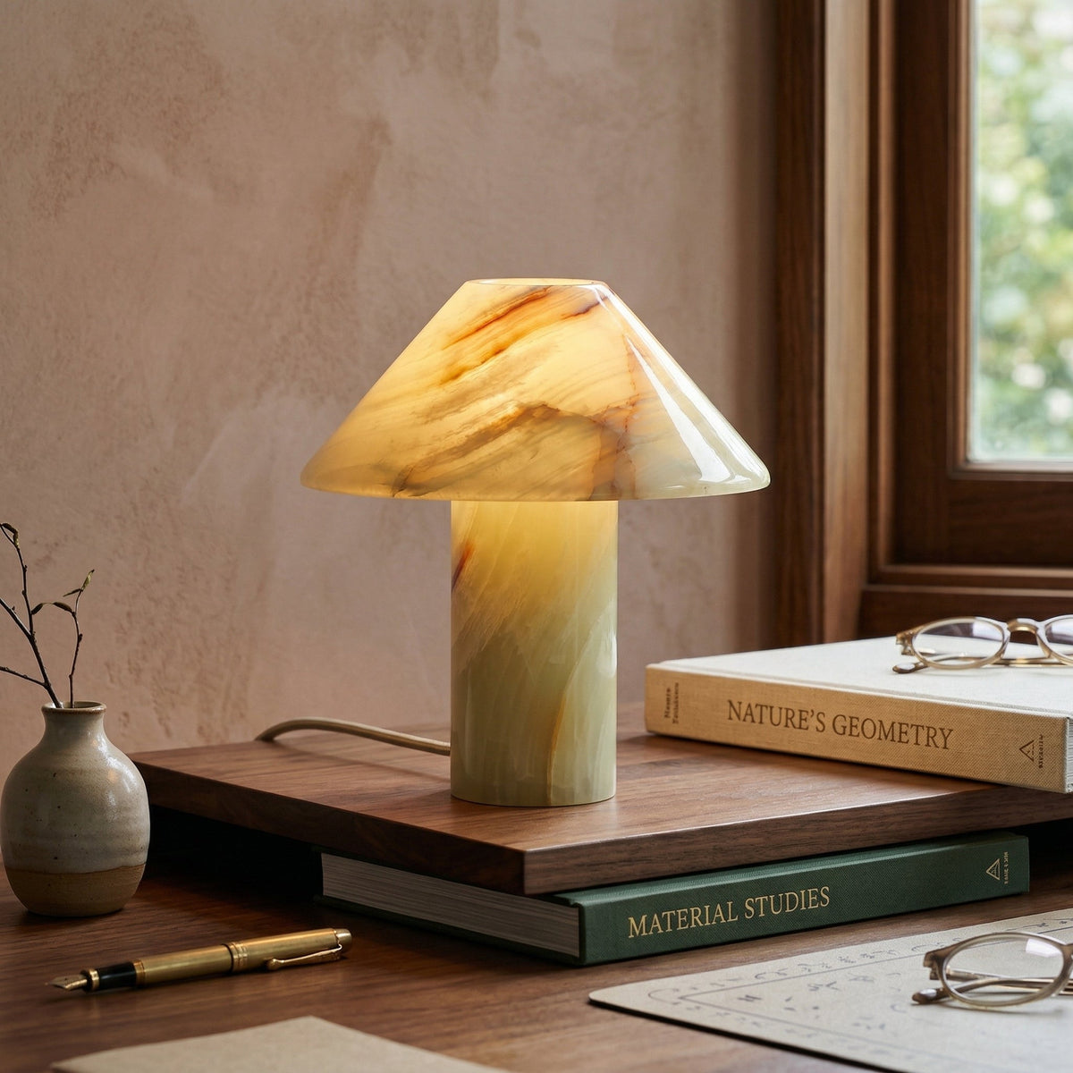 Pillar Stone tafellamp